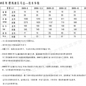 BMM侧油口系列马达